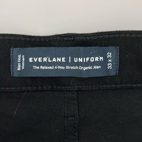 NWT Everlane The Relaxed 4-Way Stretch Organic
Jean | Uniform Black Size 33 X 32 - Picture 6 of 15
